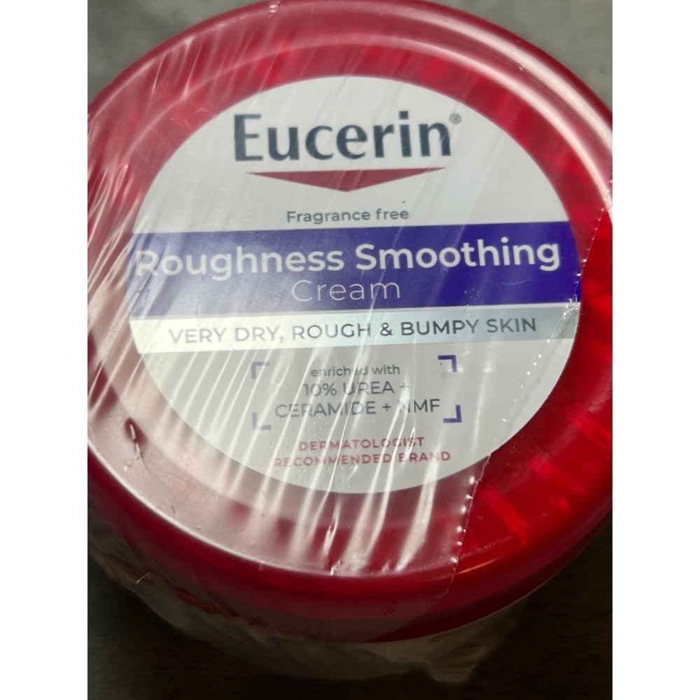 2 Pack Eucerin Roughness Smoothing Cream 16oz Urea Ceramide Dry Bumpy Skin New - Picture 6 of 6